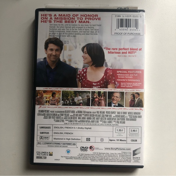Dvd. Made of Honor - Picture 2 of 6